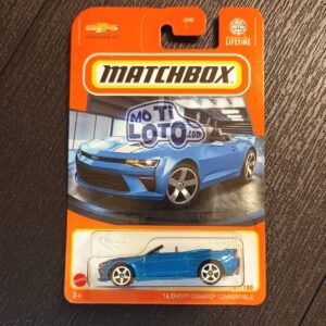 Matchbox - 16 Chevy Camaro Convertible - Blue