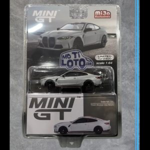 Mini GT - BMW M4 CSL G82 Frozen Brooklyn Grey Metallic LHD USA Blister