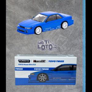 Tarmac Works - VERTEX Nissan Silvia S13 Blue Metallic TOYO TIRES