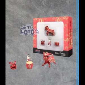 American Diorama - Chinese Lion Dance Figure Set