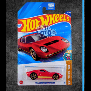 Hot Wheels - 71 Lamborghini Miura SV - Red
