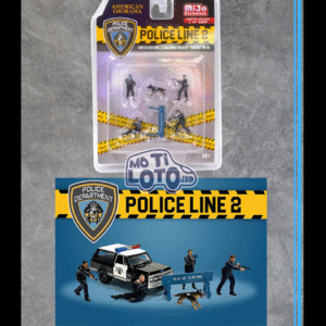 American Diorama - Figure Set Police Line 2 MIJO Exclusives