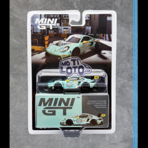 Mini GT  - Porsche 911 GT3 R #28 HubAuto Racing 2023 FIA GT World Cup 70th Macau Grand Prix Blister