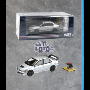 Hobby Japan - Mitsubishi Lancer Evolution VIII 8 MR GSR with Engine Display Model SILVER