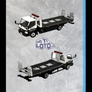 Unique Model - Hino 300 Dutro Flatbed Tow Japan Police Department