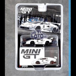 Mini GT  - Lamborghini Countach LB-WORKS White 2024 Tokyo Auto Salon RHD Blister
