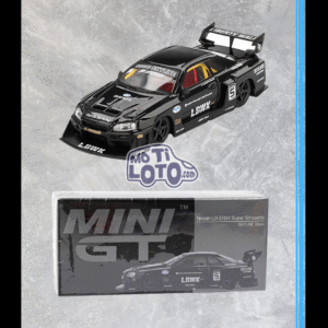 Mini GT  - Nissan LB-ER34 Super Silhouette SKYLINE Black RHD