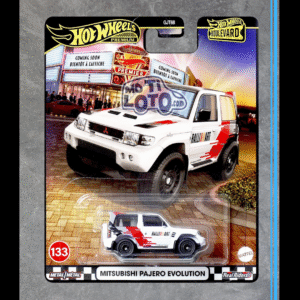 Hot Wheels Premium - Mitsubishi Pajero Evolution - White