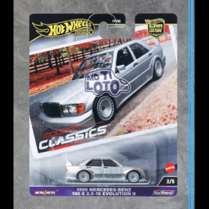Hot Wheels Premium - 1990 Mercedes-Benz 190 E 2.5-16 Evo - Silver