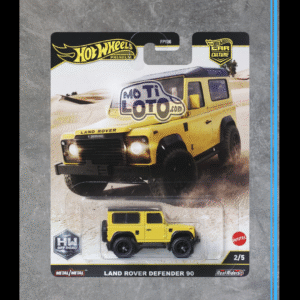 Hot Wheels Premium - Land Rover Defender 90 - Yellow