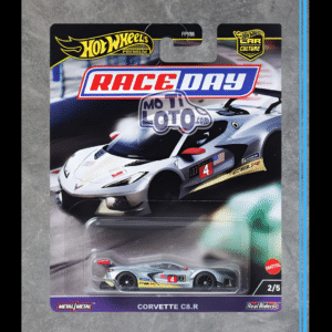 Hot Wheels Premium - Corvette C8.R - Silver