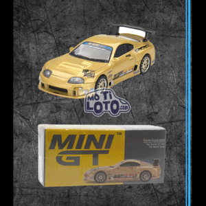 Mini GT - Toyota Supra A80 Top Secret GT-300 Top Secret Gold RHD - Gold
