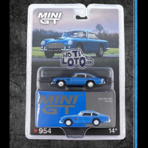 Mini GT - Aston Martin DB5 Sierra Blue LHD Blister - Blue
