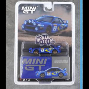 Mini GT - Subaru Impreza WRC98 1998 Rally Monte- Carlo 3rd Place #3 LHD Blister - Blue