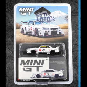 Mini GT - Nissan LB-ER34 Super Silhouette ATHLETE COLLET RHD Blister - White