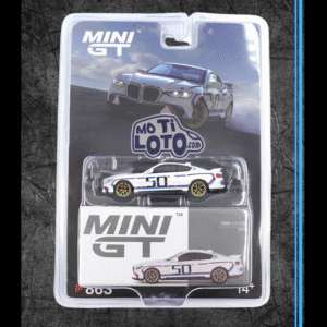 Mini GT - BMW 3.0 CSL White LHD Blister - White