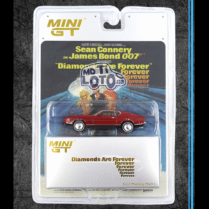 Mini GT - Ford Mustang Mach 1 007 Series Diamonds Are Forever English Blister - Red