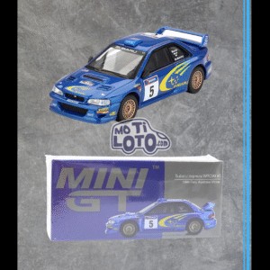Mini GT - Subaru Impreza WRC99 1999 Rally Australia Winner #5 LHD Australia Exclusive - Blue