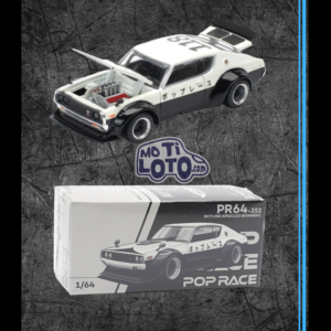 Pop Race -Skyline Gt-R V8 Drift Kenmeri Npa Style - White