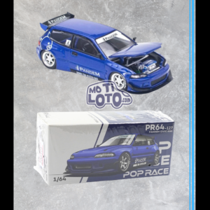 Pop Race - Pandem Civic Eg6 - Blue