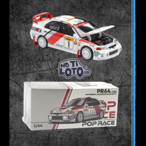 Pop Race -Mitsubishi Lancer Evolution Iv Safari Rally Kenya 1998 - White