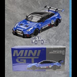 Mini GT - LB-Silhouette WORKS GT NISSAN 35GTRR Ver.2 Blue RHD