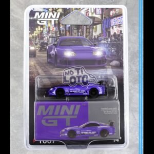 Mini GT - Toyota Supra A80 Top Secret GT-300 Top Secret Purple LHD Blister