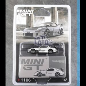 Mini GT - Mazda RX-7 RE-Amemiya Silver Metallic LHD Blister
