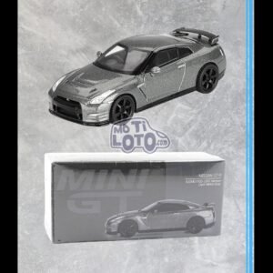 Mini GT - NISSAN GT-R 2013 Dark Metal Gray NISMO R35 CRS Version RHD