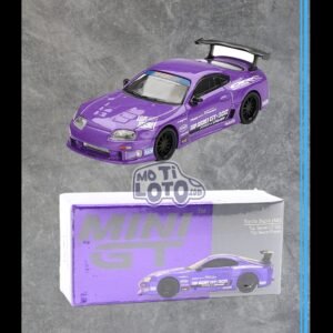 Mini GT - Toyota Supra A80 Top Secret GT-300 Top Secret Purple RHD